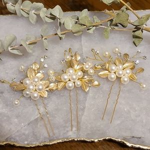 BHLDN Pearl Pins, set of three